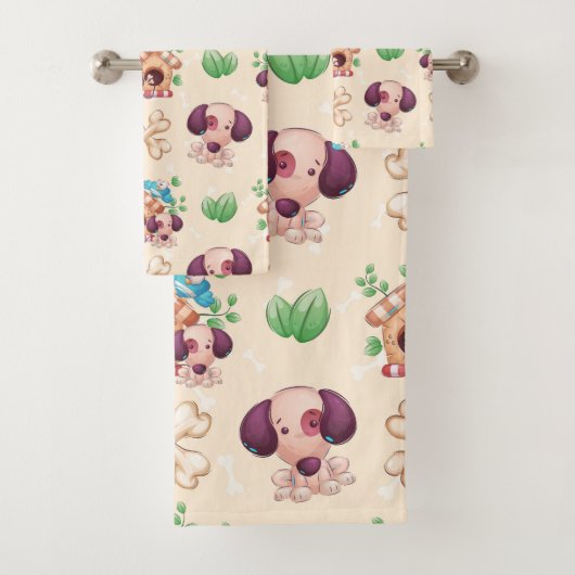 Motif de chien adorable  (En situation)