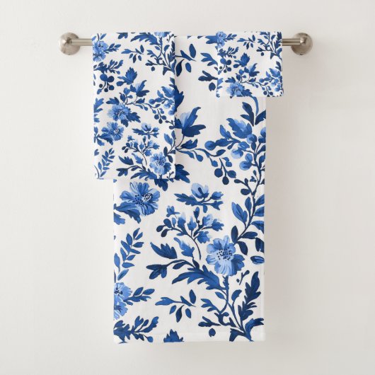 Motif de chinoiserie bleue (En situation)