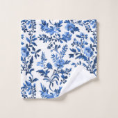 Motif de chinoiserie bleue (Gant de toilette)