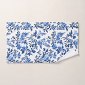 Motif de chinoiserie bleue (Serviette à main)
