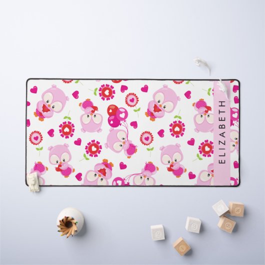 Motif De Chouettes, Chouettes Mignonnes, Chouettes (Tableau pour enfants)