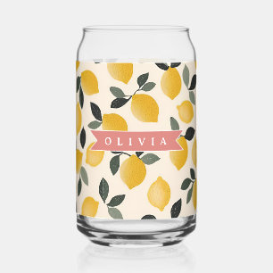 Motif de citron mignon personnalisé frais d'été
