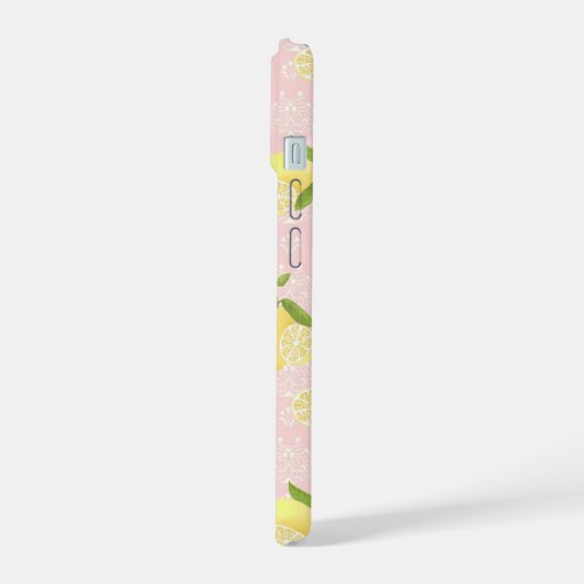 Motif de citron rose (Côté gauche)