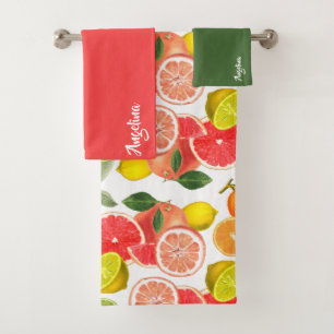 Motif de citron vert rose