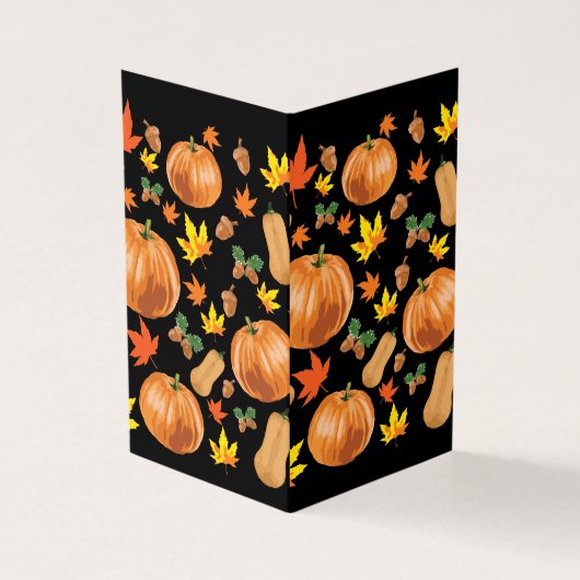 Motif de citrouille orange d'automne (Outside)