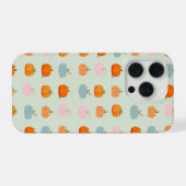 Motif de citrouilles multicolores (Verso Horizontal)