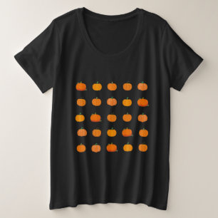 Motif de citrouilles orange