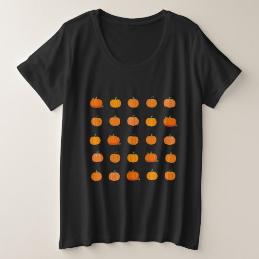 Motif de citrouilles orange (Design devant)
