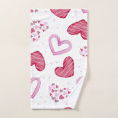 Motif de coeur 36 (Serviette à main)