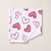 Motif de coeur 36 (Gant de toilette)