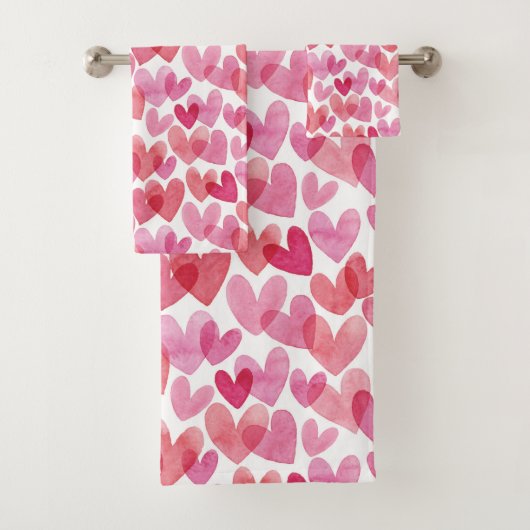 Motif de coeur aquarelle (En situation)