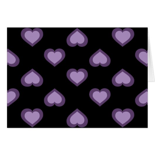 Motif de coeur de lavande (Devant horizontal)