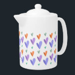 Motif de coeur de papier moderne<br><div class="desc">Inspiré par l'art du papier plié, ce motif de coeur moderne est conçu pour ressembler à des pétales de fleurs.</div>