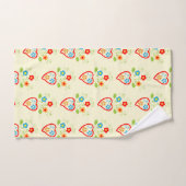 Motif de coeur populaire portugais (Serviette à main)