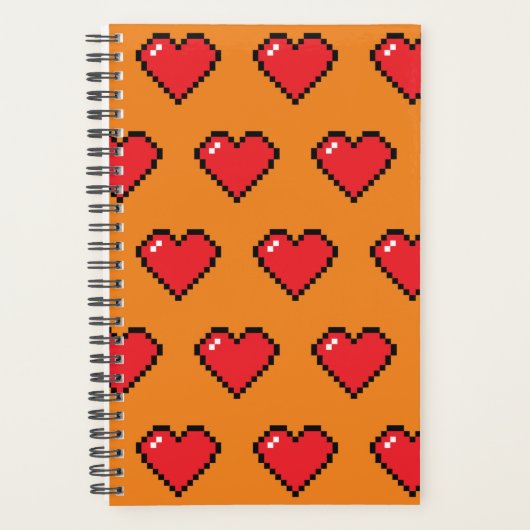 Motif de coeur Red Pixel (Devant)
