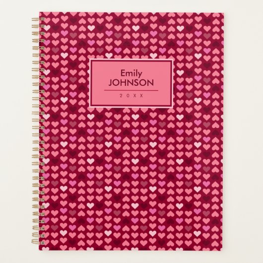 Motif de cœur rose (Devant)