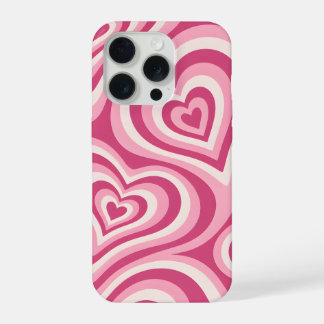 Motif de cœur stratifié rose