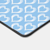Motif de cœurs blancs bleus (Coin)