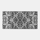 Motif de cœurs noirs et blancs mignons (Recto)