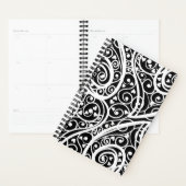 Motif de cœurs noirs et blancs mignons (Devant avec enveloppe)