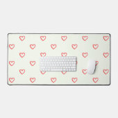 Motif de cœurs rouges, Mignon, Amour (Clavier et souris)
