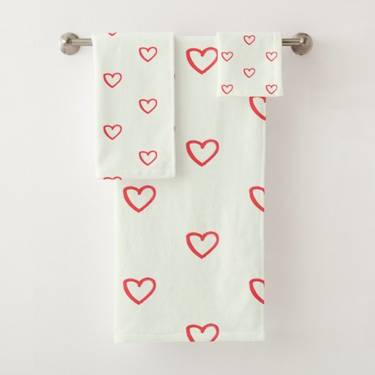 Motif de cœurs rouges, Mignon, Amour (En situation)