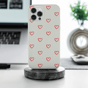 Motif de cœurs rouges, Mignon, Amour