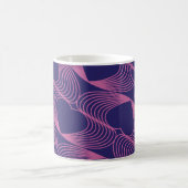 motif de cœurs sans couture sur tasse (Centre)