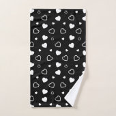 Motif de cœurs stylisés 5 (Serviette à main)