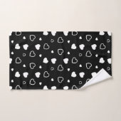 Motif de cœurs stylisés 5 (Serviette à main)
