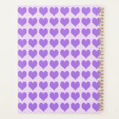 Motif de cœurs violets (Dos)