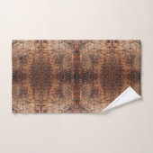 Motif de conception de gros plan de photo de bois  (Serviette à main)