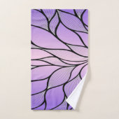 Motif de congé créatif Pearlescent violet (Serviette à main)