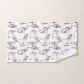 Motif de conte de fées de licorne d'aquarelle (Serviette à main)