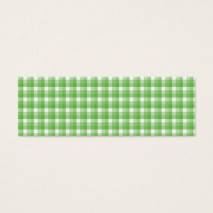 Motif de contrôle de guingan. Vert et blanc