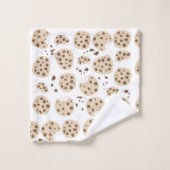 Motif de cookies à puces de chocolat (Gant de toilette)
