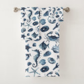 Motif de coque bleu marine (En situation)