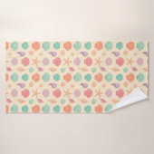 Motif de coquillage côtier (Serviette de bain)