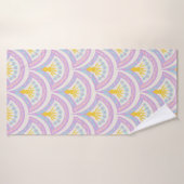 Motif de coquille de couleur pastel (Serviette de bain)