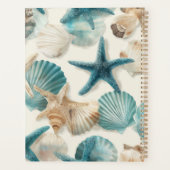 Motif de coraux verts turquoise sarcelle (Dos)
