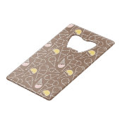 Motif de cornet de crème glacée sur le brun (Devant Angle)