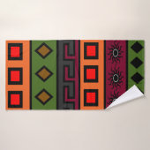 Motif de couleur africaine (Serviette de bain)
