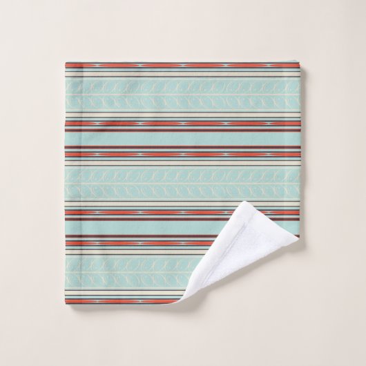 Motif de couleur contrasté (Gant de toilette)