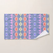 Motif de couleur douce avec bleu (Serviette à main)