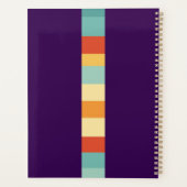 Motif de couleur rétro rayé (Dos)