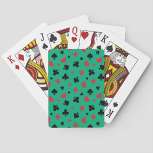 Motif de couleurs de cartes à jouer modernes