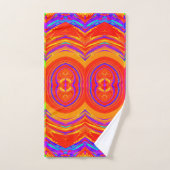Motif de couleurs psychédéliques (Serviette à main)