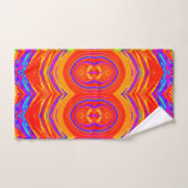 Motif de couleurs psychédéliques (Serviette à main)
