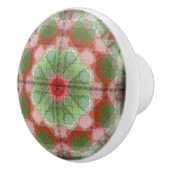 Motif de courtepointe ceramique bouton rouge blanc (Droite)