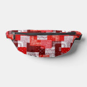 Motif de couture patchwork bandana rouge paisley (Poser)